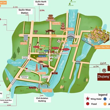 Wing Hotel Guilin - Central Square Ngoại thất bức ảnh